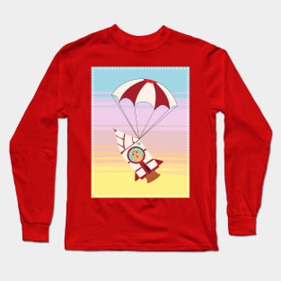 LUNA RETURNS FROM OUTER SPACE Long Sleeve T-Shirt